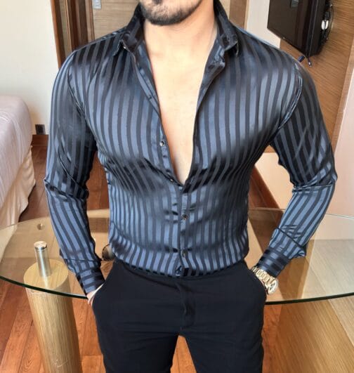 UA Premium Black Stripes Shirt