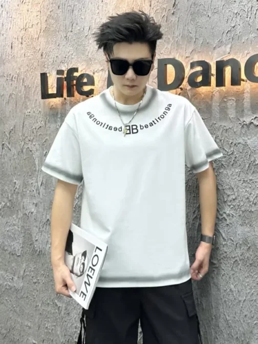 Imperial Luxe White Cotton T-Shirt