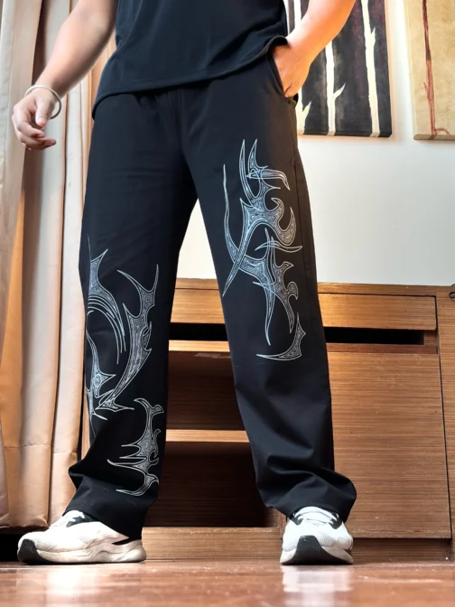 Dark Flex Printed Straight Pants