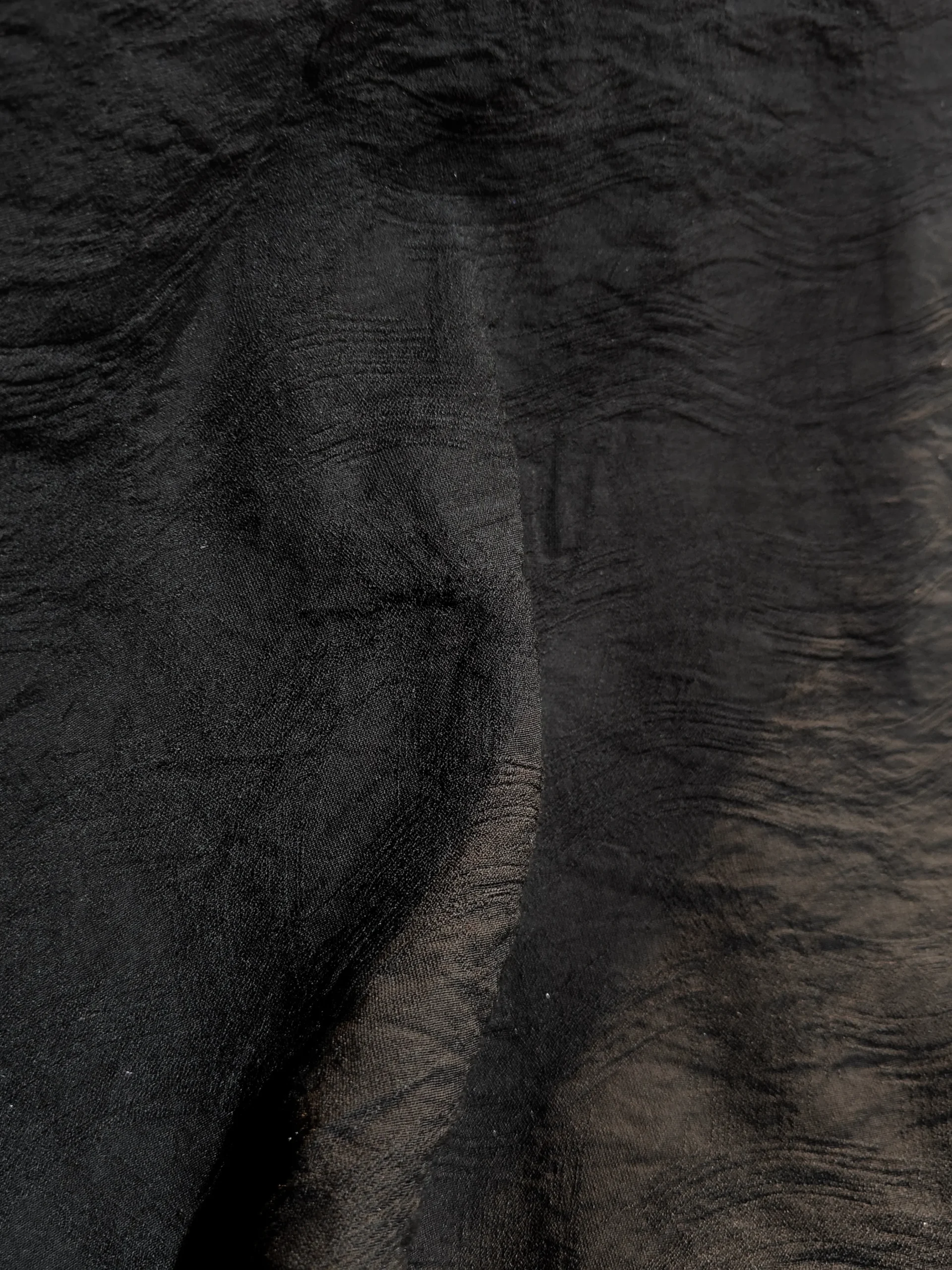 UA TOKYO SHIRT & PANTS LINEN TEXTURED CO-ORD SET MEN - BLACK - Image 3