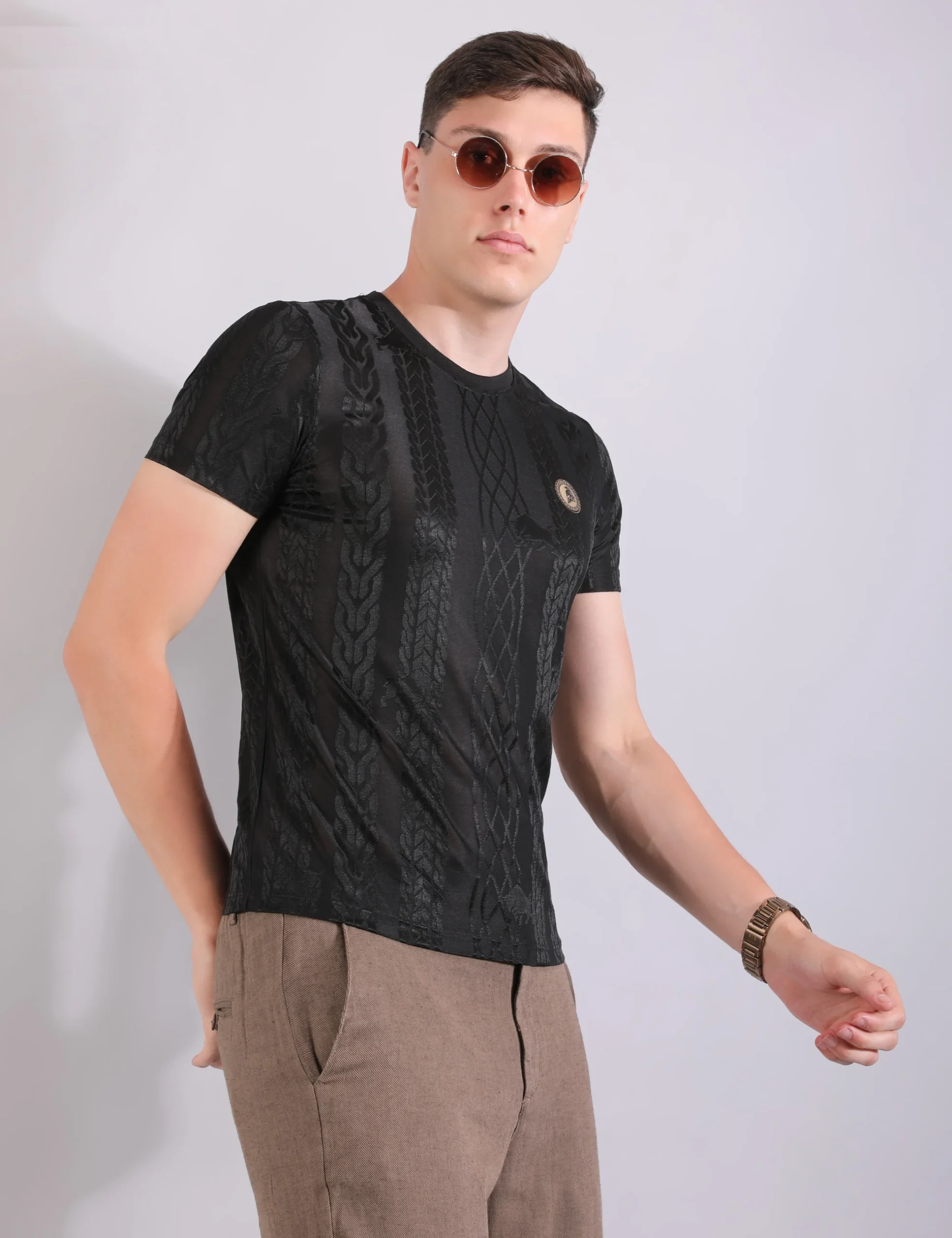 Monogram Matrix Tshirt - Noir Black - Image 3