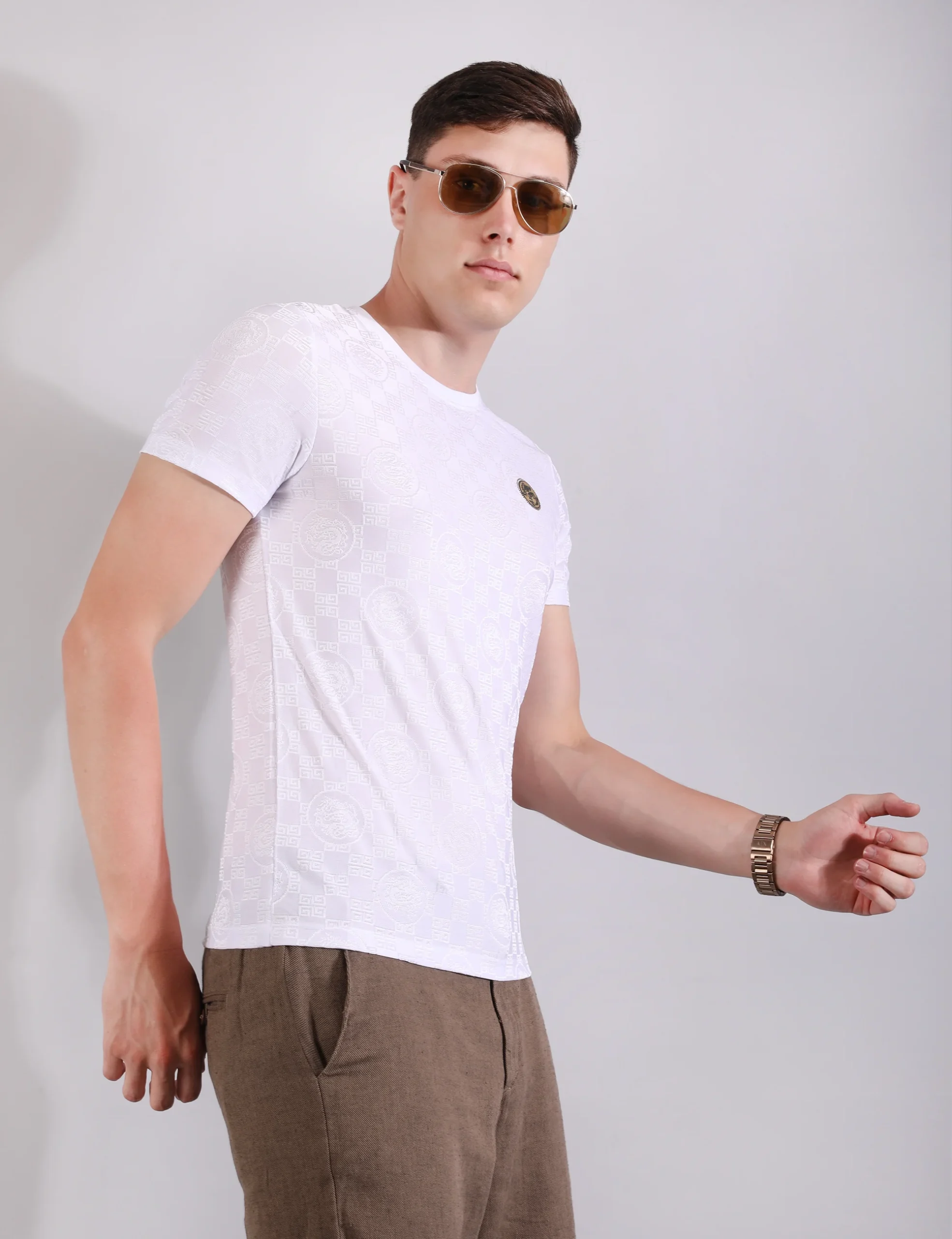 Monogram Matrix Tshirt - Phantom White - Image 3