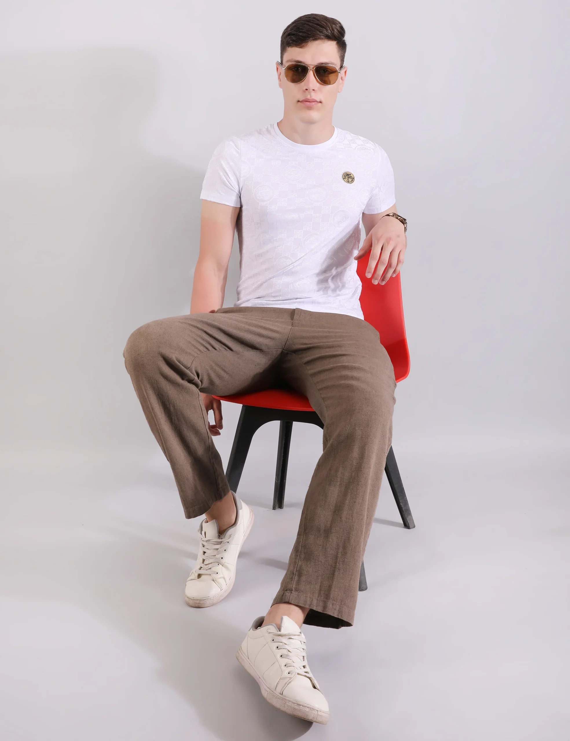 Monogram Matrix Tshirt - Phantom White - Image 5