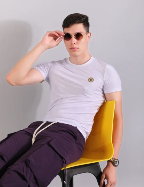 Monogram Matrix Tshirt - Eclipse White